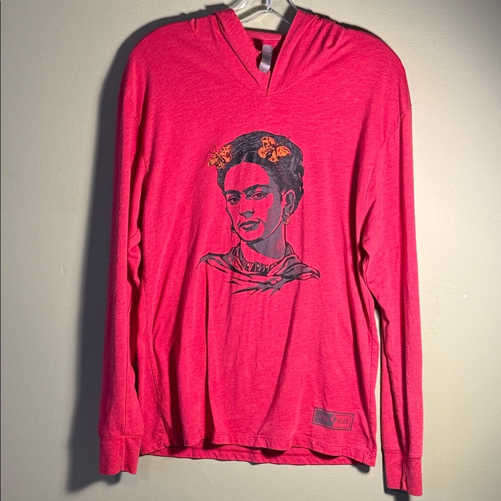 Hero Heads Red Kahlo Graphic Hoodie